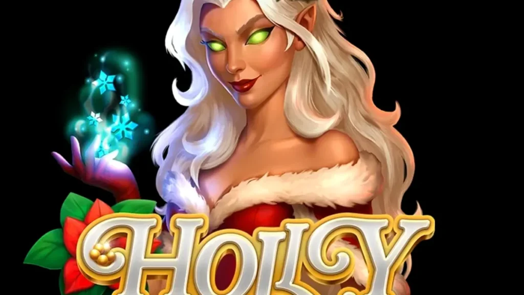 Tampilan visual slot Holly dengan tema musim dingin yang nyaman